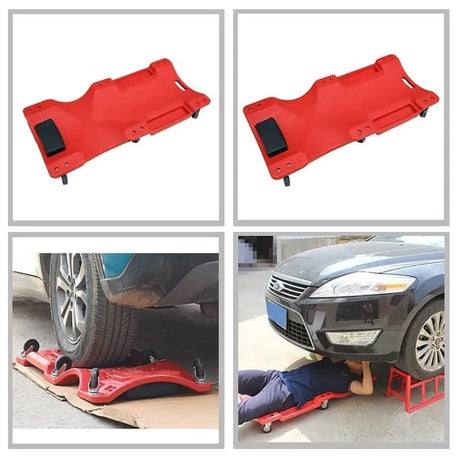 Ανθεκτική ξαπλώστρα συνεργείου για μηχανικούς – 6 ρόδες & υψηλή αντοχή