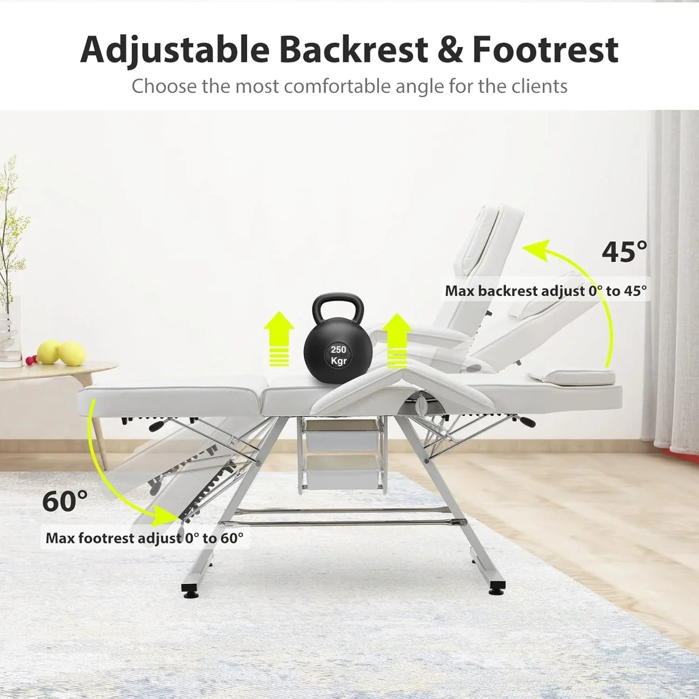 VSL Sports Καρέκλα Μασάζ με Άνετη PVC Επένδυση