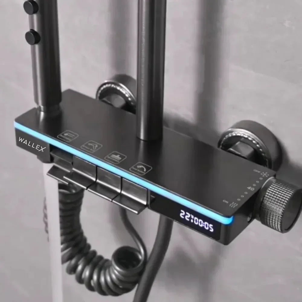 Ψηφιακή Οθόνη LED – Εμφάνιση Θερμοκρασίας Νερού σε Πραγματικό Χρόνο χωρίς Μπαταρίες