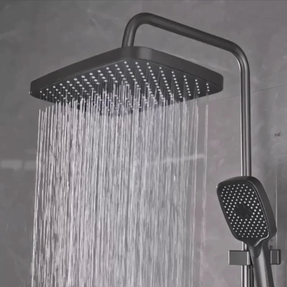 Ορθογώνια Κεφαλή Ντους 30x20cm με Τεχνολογία Εξοικονόμησης Νερού & Αέρα