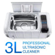 Bliss Cosmetics BLC40487 - Επαγγελματικός Καθαριστής Υπερήχων 3L Inox με Ψηφιακό Χρονοδιακόπτη