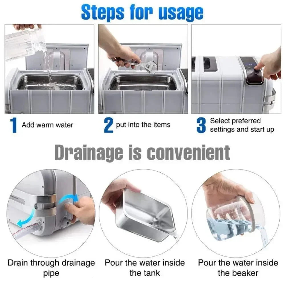 Bliss Cosmetics BLC40487 - Καθαρισμός κοσμημάτων και ωρολογίων με τεχνολογία υπερήχων 35,000Hz