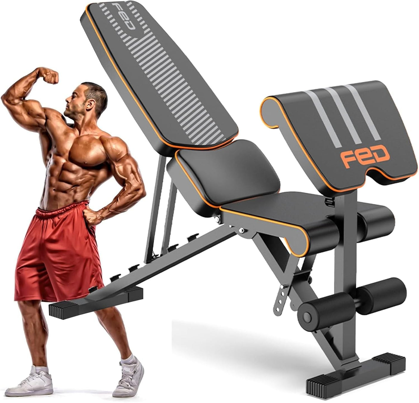 Πάγκος VSL Sports FED® σε θέση tricep dips