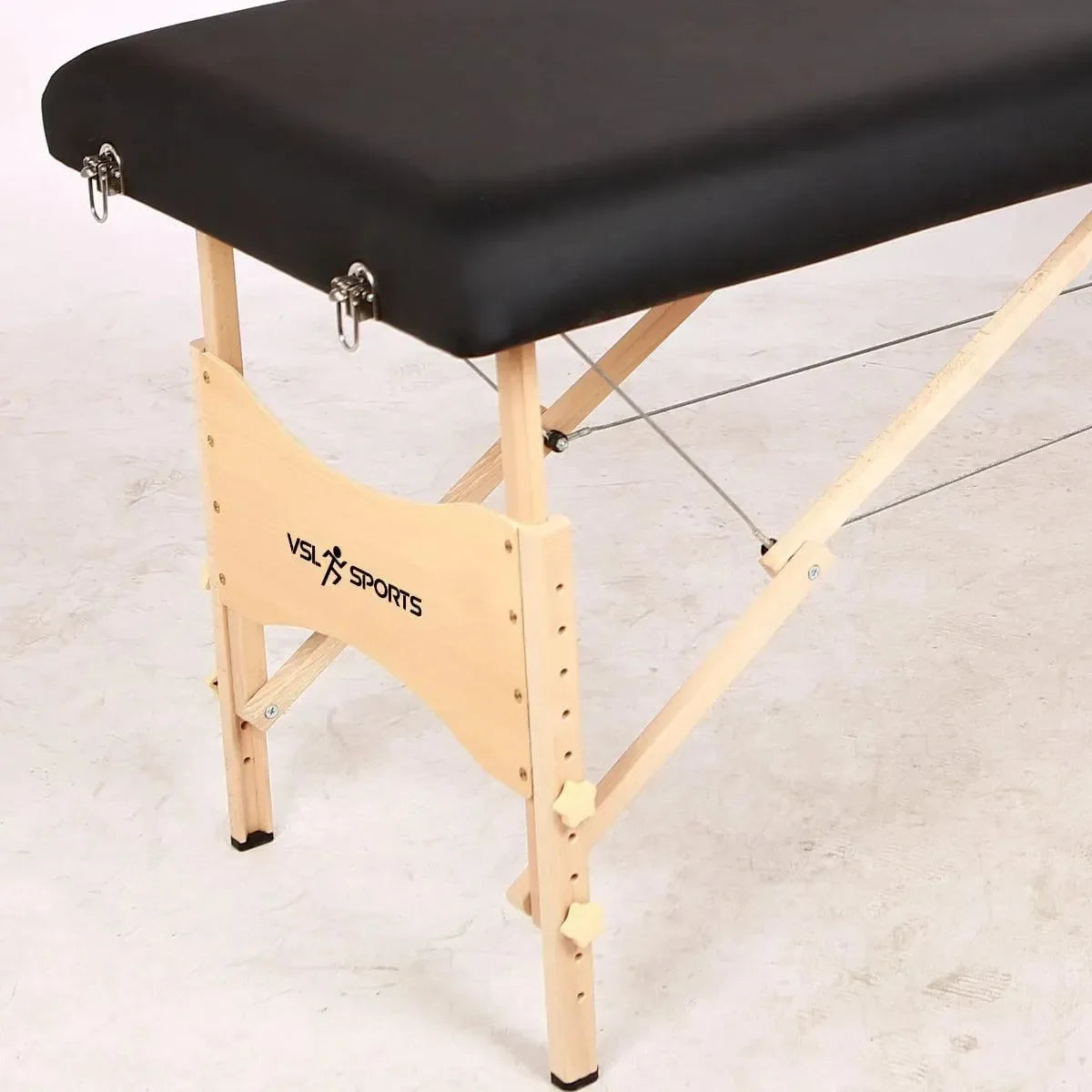 Επαγγελματικό κρεβάτι μασάζ VSL Sports ClassicRest® με ρυθμιζόμενο ύψος & premium ξύλινο σκελετό | wox.gr