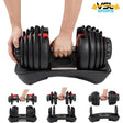 VSL Sports FlexLoad® 24 – Ρυθμιζόμενος Αλτήρας 24kg με Περιστροφική Ρύθμιση
