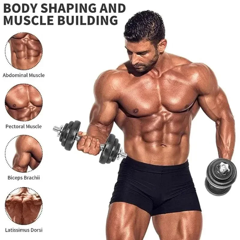 VSL Sports TitanSet 20® – Πλήρες σετ αλτήρων 20kg με μπάρα & βαλιτσάκι για εύκολη μεταφορά. Ιδανικό για κάθε προπόνηση!