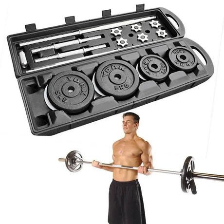 VSL Sports TitanSet 50® - Ρυθμιζόμενοι Αλτήρες 50kg με Ανθεκτική Μεταλλική Μπάρα & Λαβές EVA | wox.gr