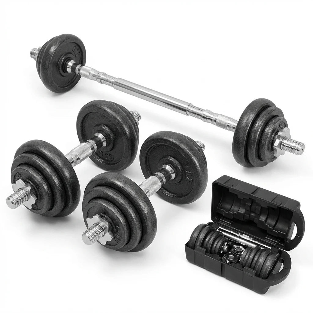 VSL Sports TitanSet 20 μετατροπή από αλτήρες σε μπάρα με ατσάλινους δίσκους