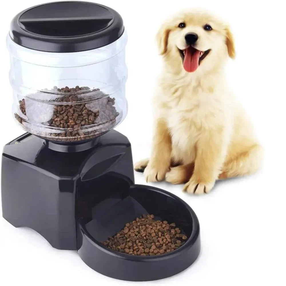 Wallex PetFeeder® 5.5 - Αυτόματη ταΐστρα για σκύλους & γάτες με διαφανές δοχείο τροφής