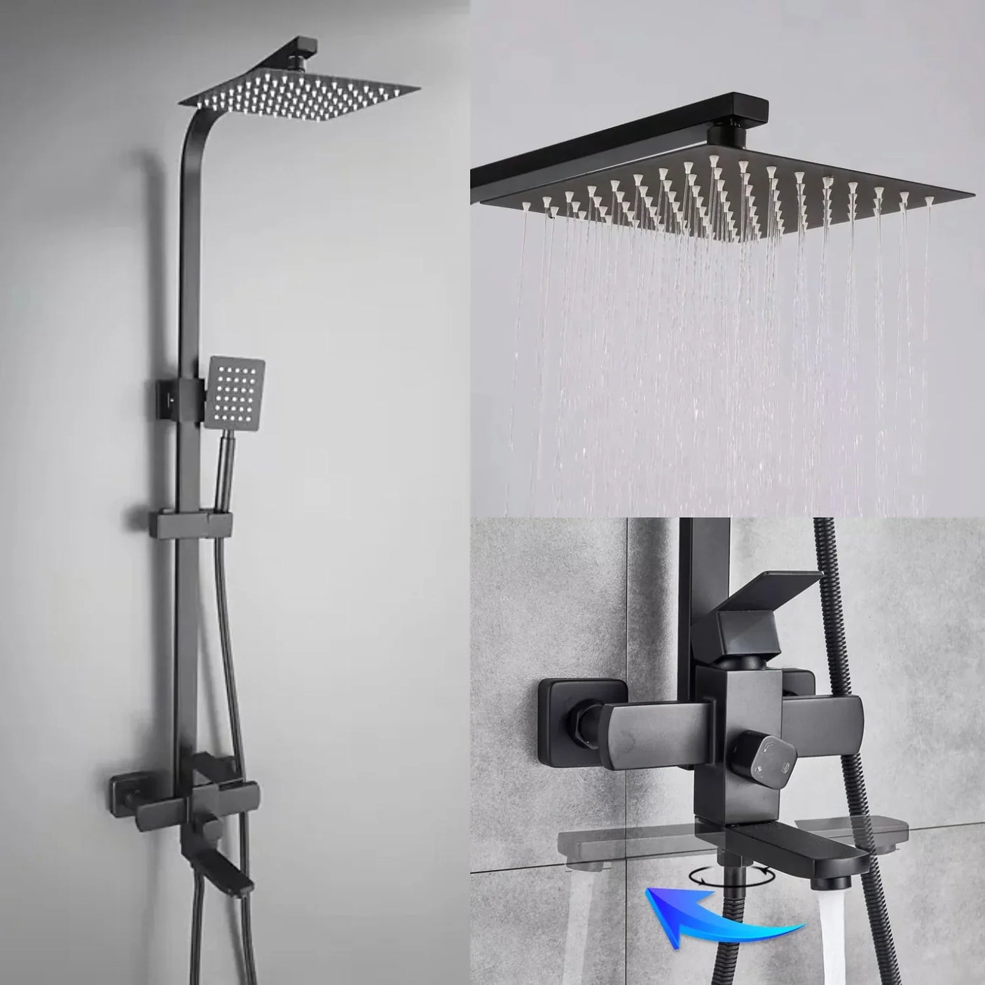 Πλήρης όψη Wallex HydroAxis MK2® σε μαύρο ματ – διαθέσιμο στο wox.gr