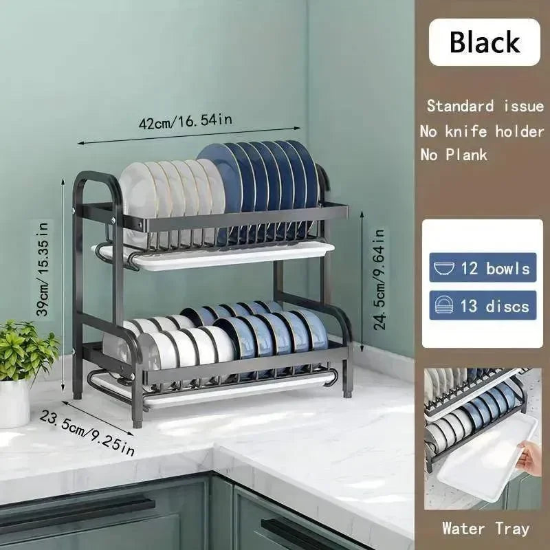 Wallex SteelDry® - Σύγχρονος Μαύρος Σχεδιασμός για Μοντέρνες & Κλασικές Κουζίνες