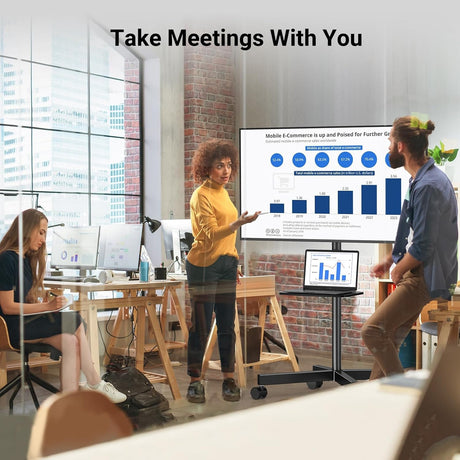 Βάση τηλεόρασης με ρυθμιζόμενο ύψος και VESA 100x100 έως 400x400