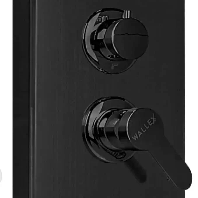 Wallex AquaLux Pro® Black Edition - 3 Σειρές Μικροεκτοξευτήρων για Απόλυτη Χαλάρωση με Υδρομασάζ | wox.gr