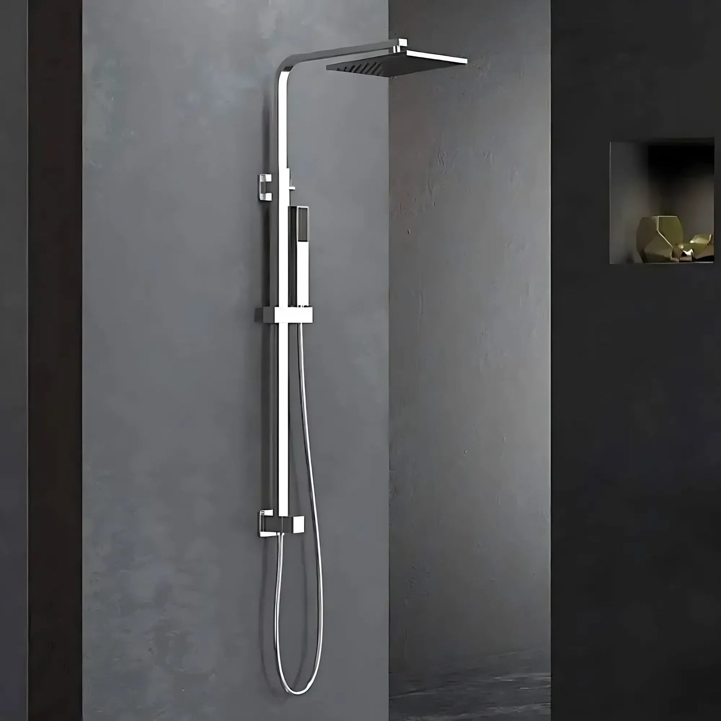 Wallex RUDO – Premium Στήλη Ντουζ από Ανοξείδωτο Ατσάλι για Μοντέρνα Μπάνια