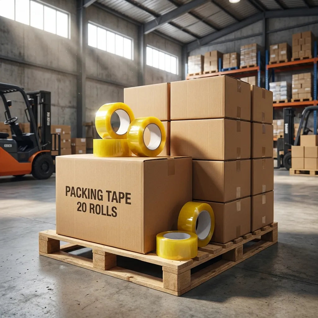 Διάφανη ταινία συσκευασίας 250m × 5cm σε κιβώτιο 20 τεμαχίων