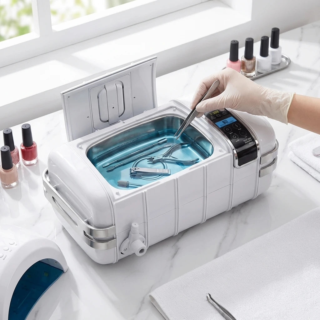 Wallex UltraClean Pro 3L καθαρισμός εργαλείων νυχιών σε επαγγελματικό χώρο