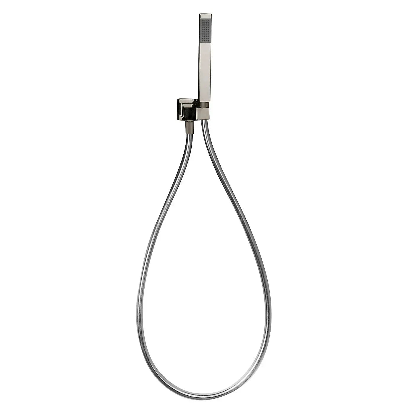 Ανταλλακτικό σπιράλ μαζί με τηλέφωνο ντους για τις στήλες υδρομασάζ της wallex - ασημί