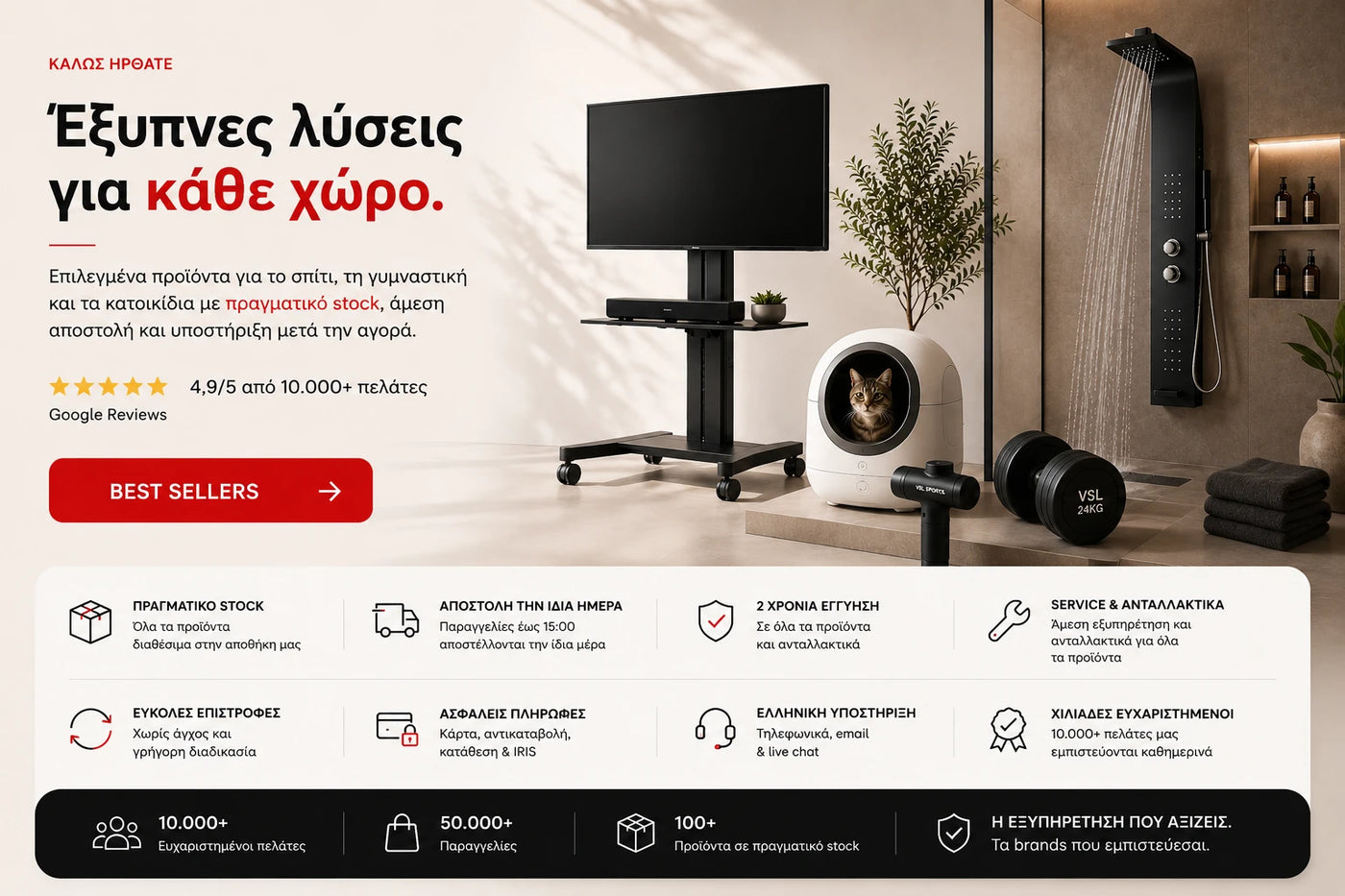 wox.gr με επιλεγμένα προϊόντα, πραγματικό stock, άμεση αποστολή, εγγύηση και ελληνική υποστήριξη