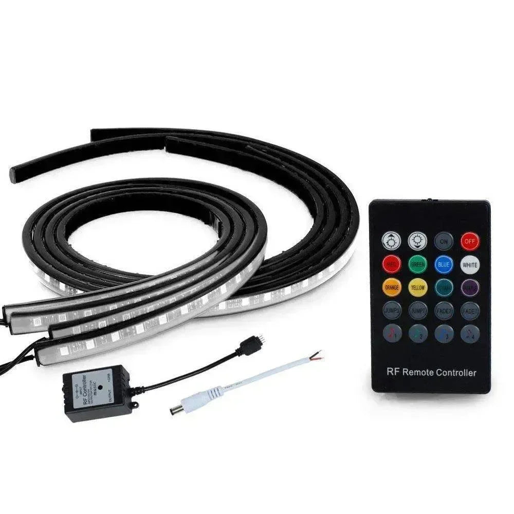 AutoMotox - Εσωτερικός Φωτισμός Αυτοκινήτου με 12 Led & Τηλεχειριστήριο 4τμχ - DRW035012 - wox.gr