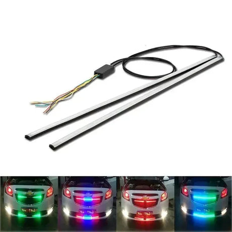 AutoMotox - Εύκαμπτος σωλήνας RGB LED 60cm για αυτοκίνητο - 2 τεμάχια - AMX53468 - wox.gr