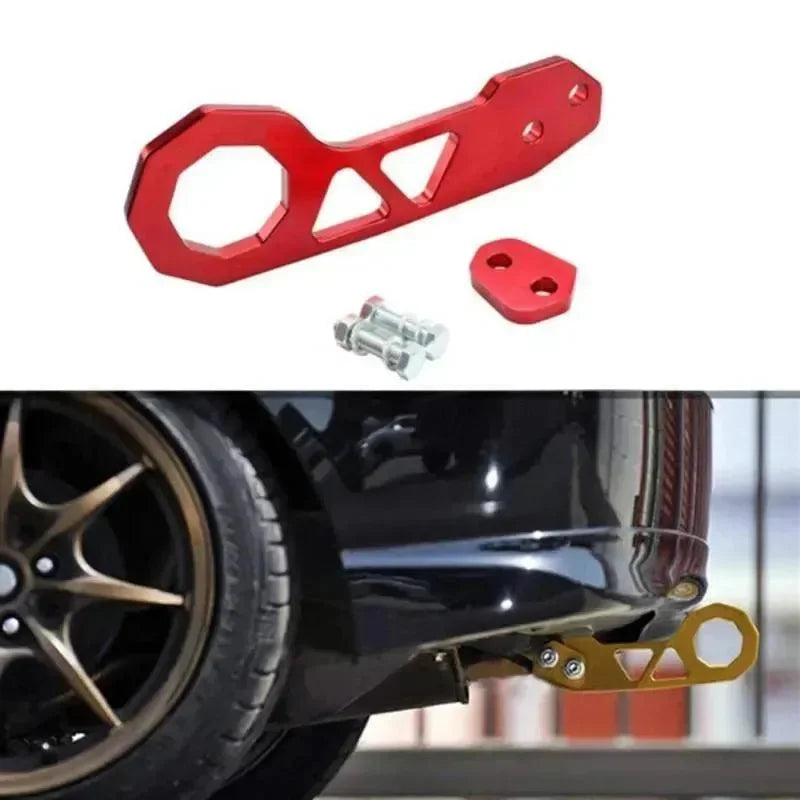 AutoMotox - Γάντζος ανοδιωμένου αλουμινίου αγωνιστικού τύπου για τη ρυμούλκηση αυτοκινήτων μέχρι 2 τόνους - Κόκκινο - AMX54626 - wox.gr