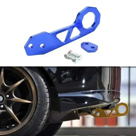 AutoMotox - Γάντζος ανοδιωμένου αλουμινίου αγωνιστικού τύπου για τη ρυμούλκηση αυτοκινήτων μέχρι 2 τόνους - Μπλε - AMX54627 - wox.gr