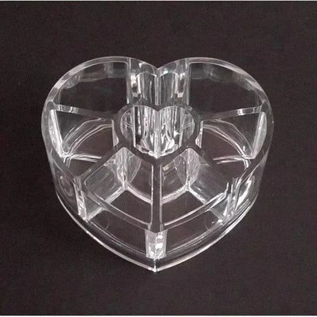 Bliss Cosmetics - Ακρυλική βάση 'καρδιά' για την οργάνωσης των καλλυντικών σε 8 θέσεις - BLC52117 - wox.gr