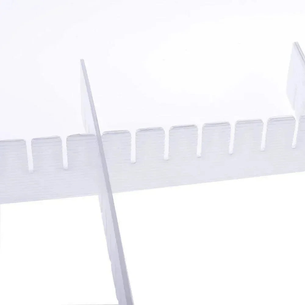 CasaLux - Πλαστικά Διαχωριστικά συρταριών (4τμχ) 43x10x0.5cm - Μεσαίο - CL34575 - wox.gr