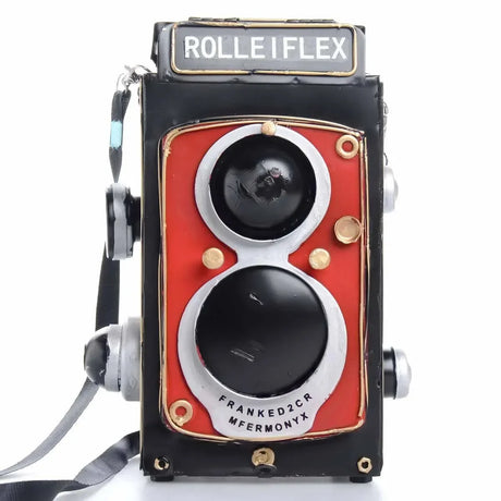 CasaLux - Vintage χειροποίητη διακοσμητική φωτογραφική μηχανή μεταλλική - CL51555 - wox.gr