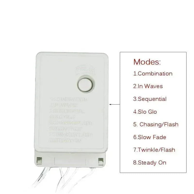 CasaLux - Χριστουγεννιάτικη Κουρτίνα με 100 Led σε θερμό φωτισμό - Νιφάδες Χιονιού - CL54139 - wox.gr