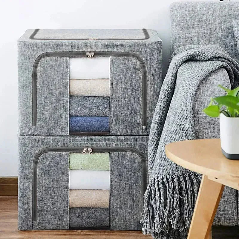 Θήκη αποθήκευσης 66L – Ιδανική για παπλώματα, σεντόνια & εποχιακά ρούχα