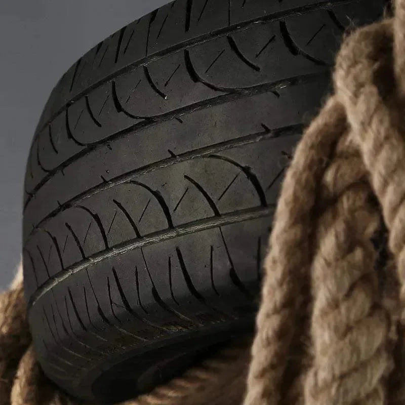 Vintage κρεμαστό φωτιστικό οροφής πεντάφωτο με σχοινί και 6 λάμπες - wox.gr