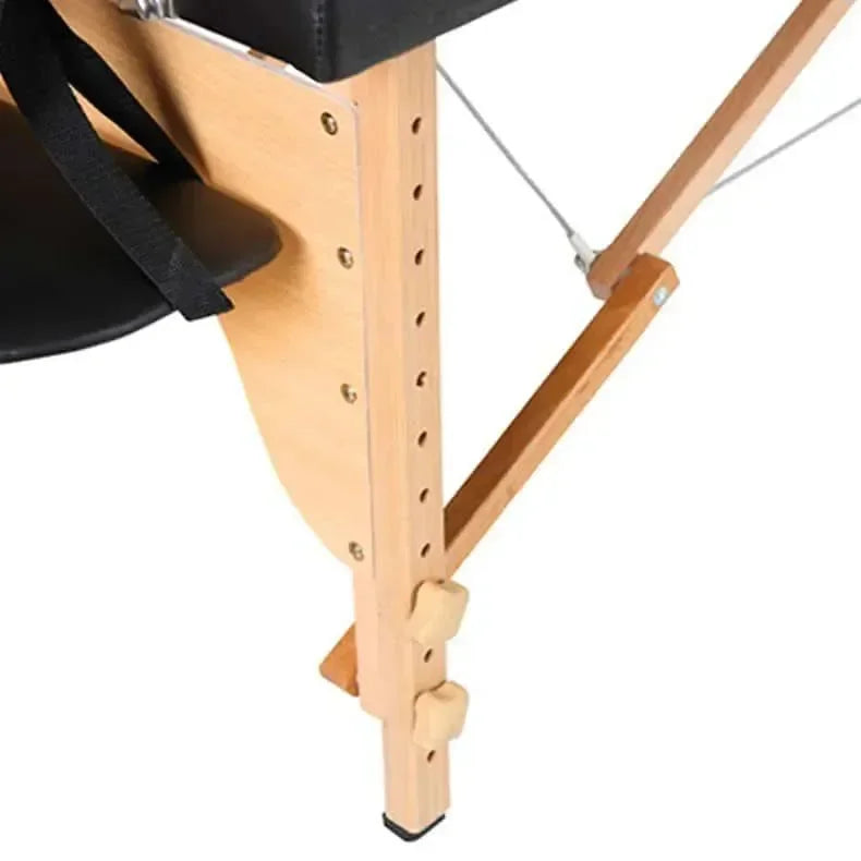 VSL Sports ClassicRest® – Πτυσσόμενο Ξύλινο Κρεβάτι Μασάζ (Μαύρο)