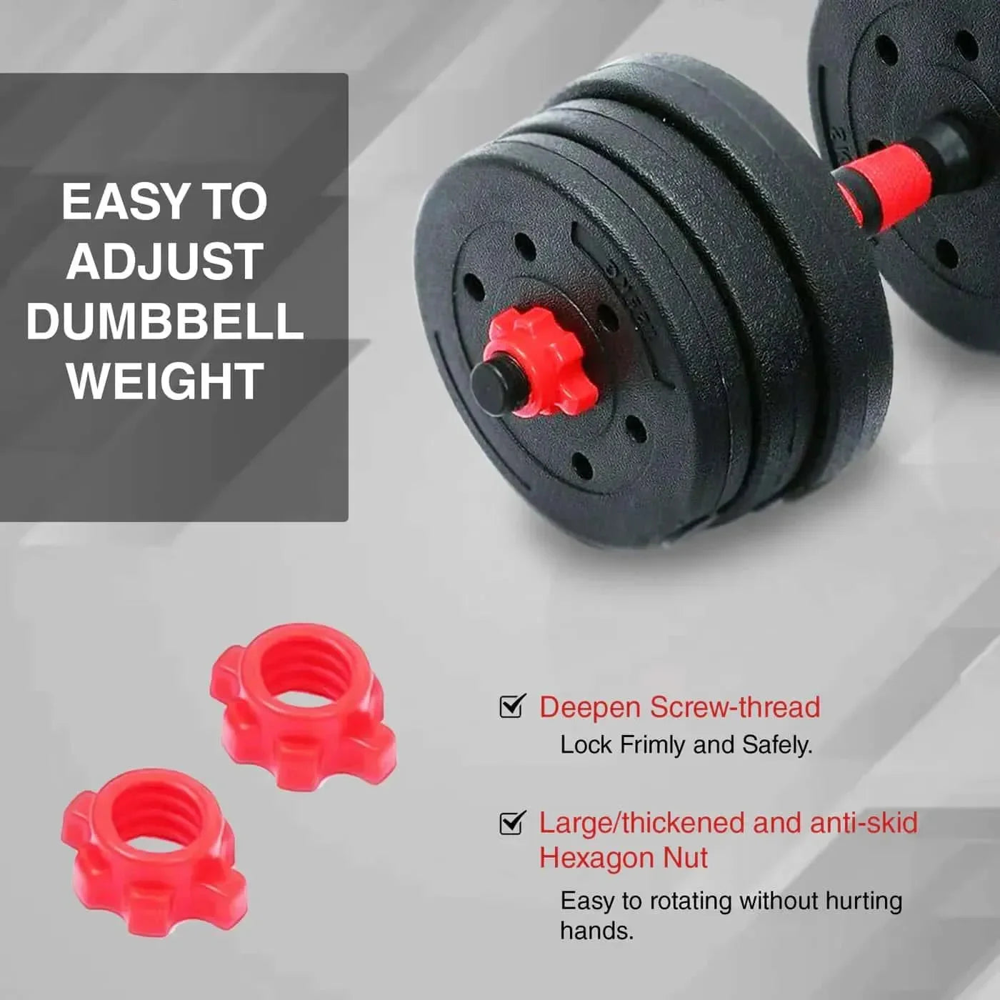 Ανθεκτική και εργονομική σχεδίαση στο VSL Sports PowerDumbbell® 20 – Άνεση και σταθερότητα