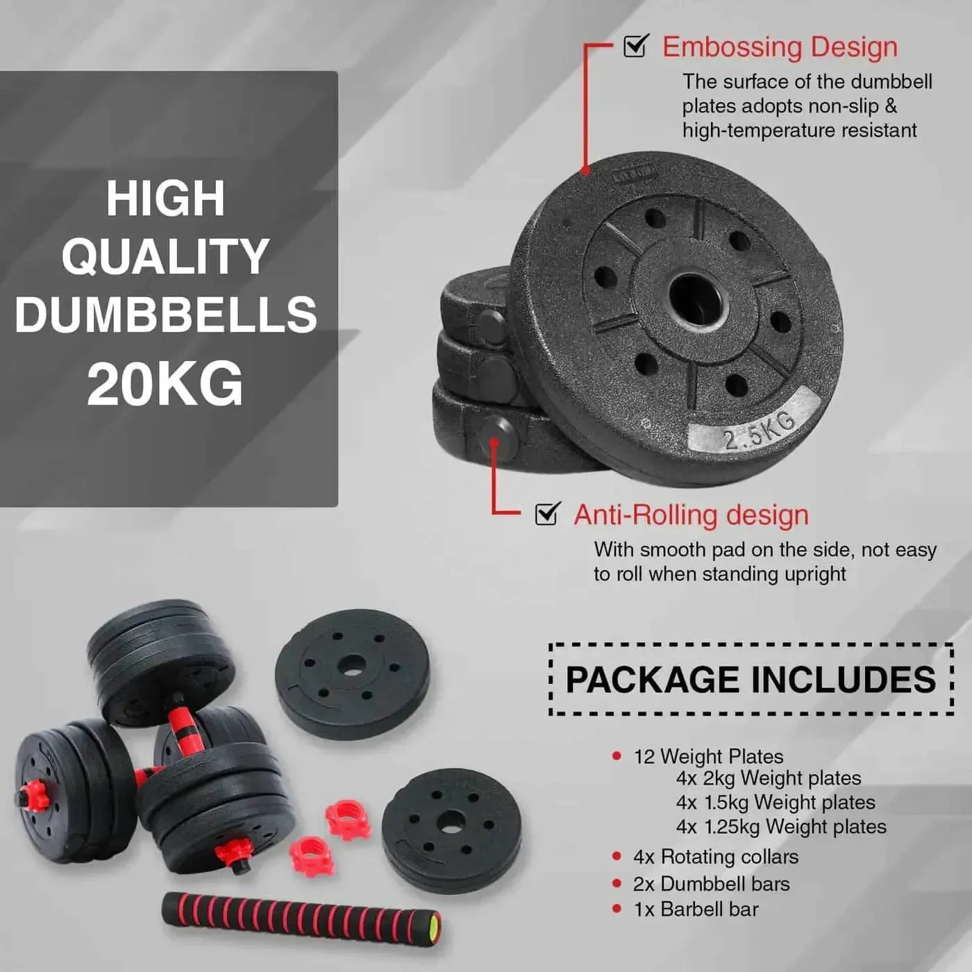 Ενδυνάμωση χεριών, πλάτης και ποδιών με το VSL Sports PowerDumbbell® 20