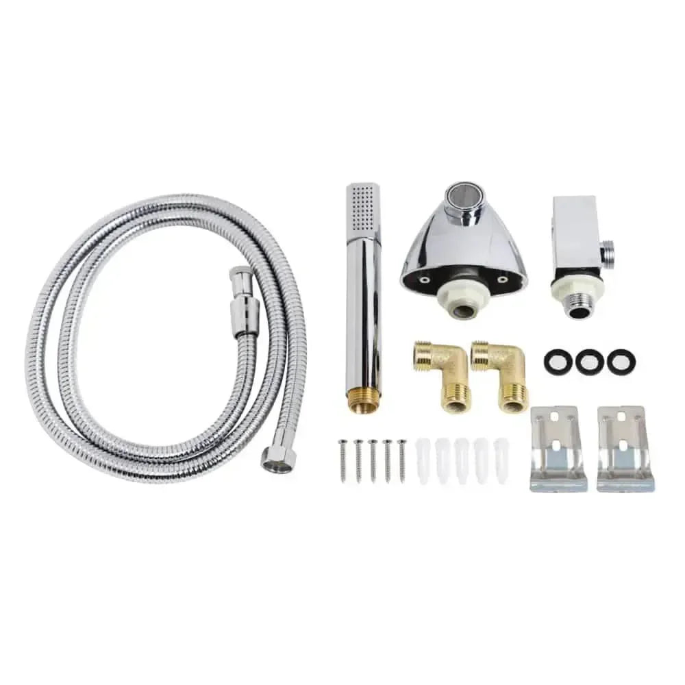 Wallex AquaLux Pro® Silver Edition - Premium Υδρομασάζ με Ρυθμιζόμενο Τηλέφωνο Ντους