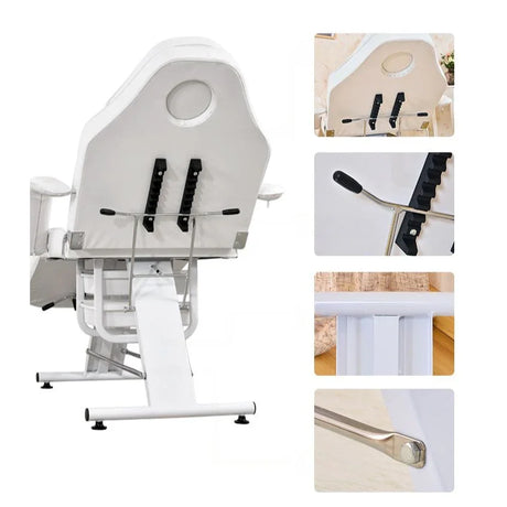 Καρέκλα ProComfort 300 της VSL Sports – Επαγγελματική Καρέκλα Αισθητικής, Tattoo & Μασάζ – Άποψη Μπροστά