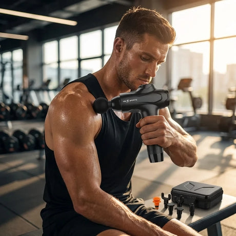 Premium Massage Gun στο γυμναστήριο