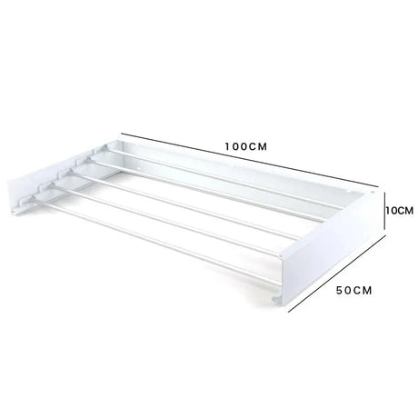 Επιτοίχια Απλώστρα WALLEX – Αναδιπλούμενη για Εξοικονόμηση Χώρου