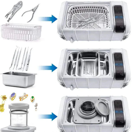 Bliss Cosmetics - Επαγγελματικός Καθαριστής υπερήχων 3lt Inox Professional Ultrasonic Cleaner με ψηφιακό χρονοδιακόπτη - BLC40487 - wox.gr