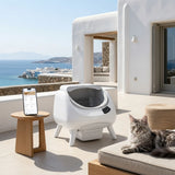 CATLINK αυτόματη λεκάνη γάτας για πολλά κατοικίδια σε σύγχρονο σαλόνι