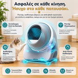 CATLINK Pro-X Luxury τετράγωνη εικόνα με ραντάρ μικροκυμάτων, αισθητήρα βάρους, anti-pinch αισθητήρα και σταθερή βάση για ασφάλεια της γάτας