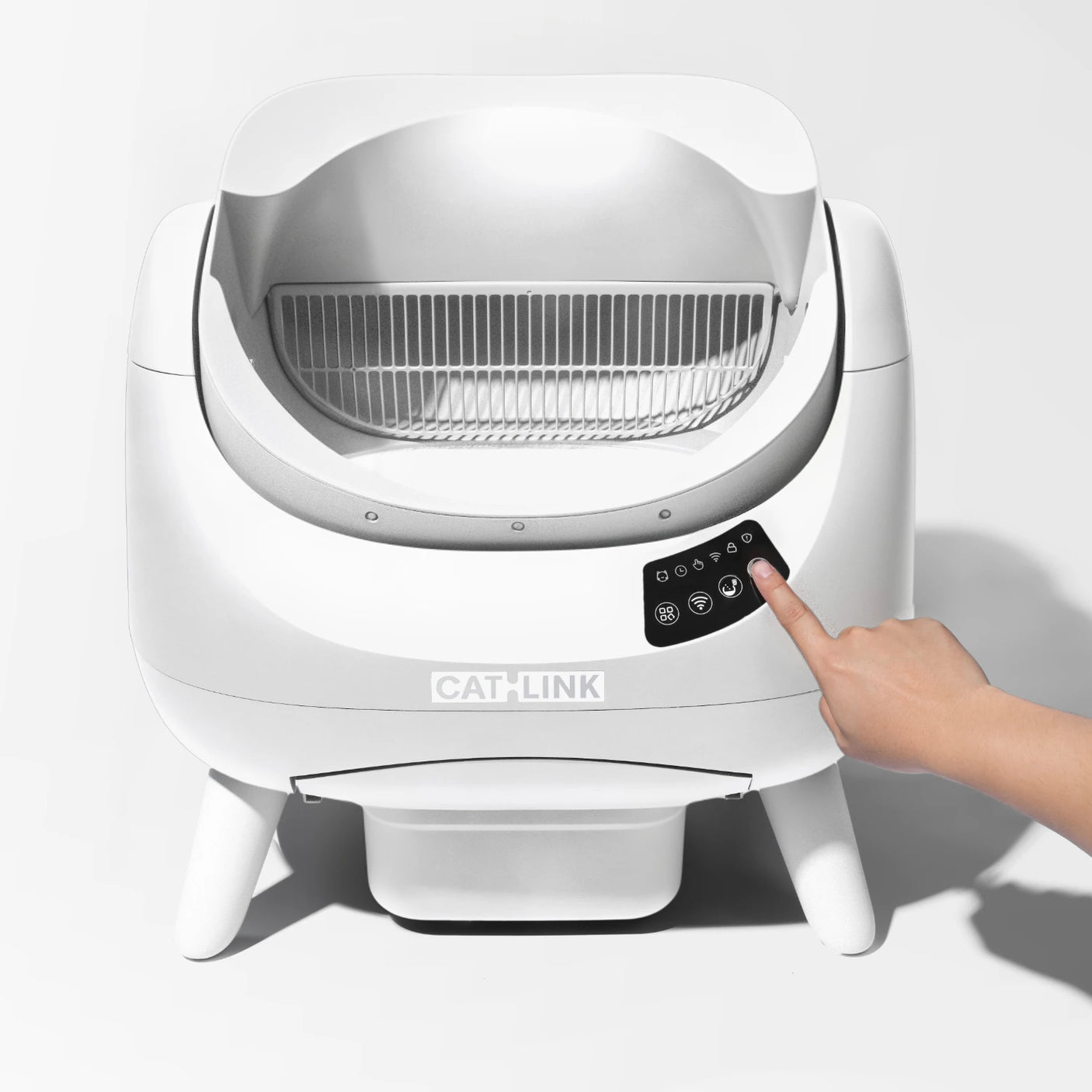 CATLINK self cleaning litter box με smart κουμπιά αφής και εύκολο χειρισμό