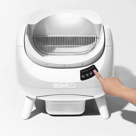 CATLINK self cleaning litter box με smart κουμπιά αφής και εύκολο χειρισμό