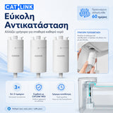 CATLINK φίλτρα νερού για τη W03 βρύση γάτας, με εύκολη αντικατάσταση, γρήγορη τοποθέτηση, σετ 3 τεμαχίων και συμβατότητα με CATLINK W03, διαθέσιμα επίσημα στο wox.gr