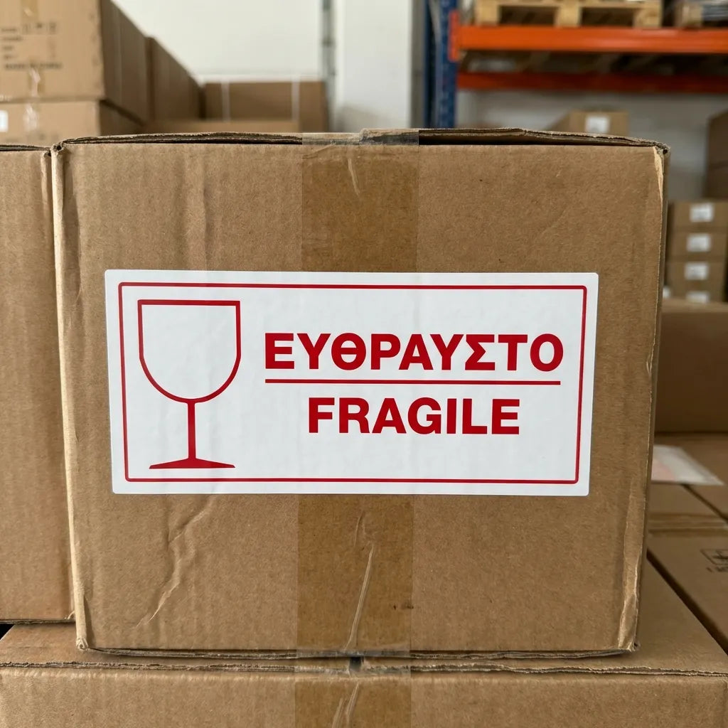 Μεγάλες ετικέτες 18×8cm για σήμανση δεμάτων