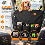 LeLo Pet DoorShield με 3 ενσωματωμένες θήκες αποθήκευσης για πετσέτα, λουρί, σακουλάκια και αξεσουάρ σκύλου στο αυτοκίνητο