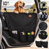 LeLo Pet DoorShield σετ 2 αδιάβροχων anti-scratch προστατευτικών πίσω πόρτας αυτοκινήτου για σκύλους με διπλή στερέωση και 3 θήκες