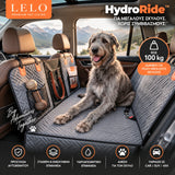 LeLo Pet HydroRide – Premium Υδροαπωθητικό Κάλυμμα Αυτοκινήτου για Μεγάλους & Πολύ Μεγάλους Σκύλους με Σκληρό Κυψελωτό Πάτο | Γκρι Πέρλα