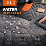 LeLo Pet HydroRide Γκρι Πέρλα υδροαπωθητικό ύφασμα με σταγόνες νερού στην επιφάνεια και εύκολο καθάρισμα